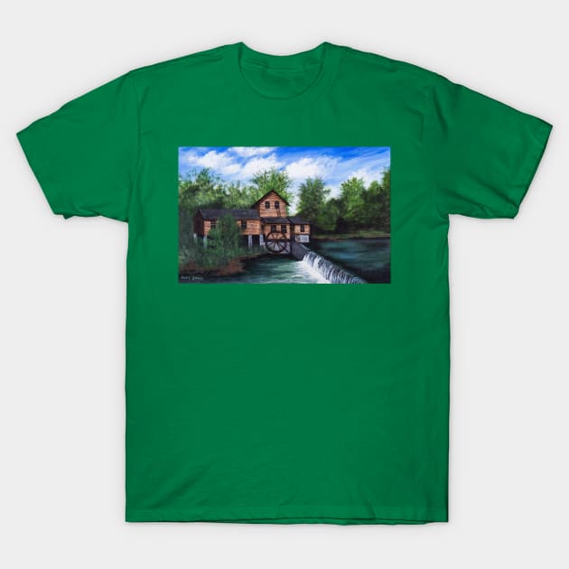 The Old Roller Mill T-Shirt by Matt Starr Fine Art